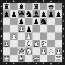 1949 Oldenburg – Round 10 – Bogoljubow, Efim – 0-1 – Sarapuu, Ortwin – G22