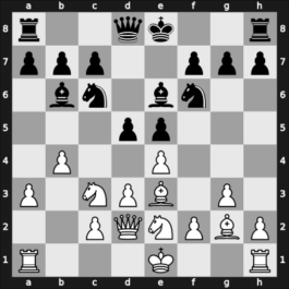 1949 Oldenburg – Round 1 – Wade, Robert G – 0-1 – Bogoljubow, Efim – G5