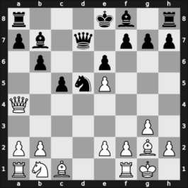 1949 Oldenburg – Round 5 – Heemsoth, Hermann – 1/2-1/2 – Sarapuu, Ortwin – G22