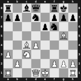 1949 Oldenburg – Round 8 – Bogoljubow, Efim – 1-0 – Walther, Edgar – G28