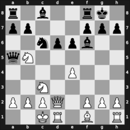 1949 Oldenburg – Round 10 – Unzicker, Wolfgang – 1/2-1/2 – Heinicke, Herbert – G39