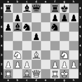 1949 Oldenburg – Round 13 – Rossolimo, Nicolas – 1-0 – Bogoljubow, Efim – G53