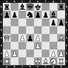 1949 Remedios de Escalada – Round 6 – Rossetto, Hector – 1/2-1/2 – Bolbochan, Julio – G18