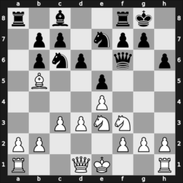 1949 Southsea – Round 7 – Thomas, George Alan – 1/2-1/2 – Barden, Leonard – G19