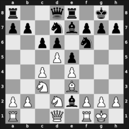 1949 Southsea – Round 7 – Wright, HG. – 0-1 – Tartakower, Savielly – G20