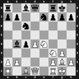 1949 Split/Belgrade m – Round 11 – Gligorić, Svetozar – 1/2-1/2 – Stahlberg, Gideon – G11