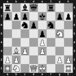 1949 Trencianske Teplice – Round 16 – De Paoli, Emilio – 0-1 – Rossolimo, Nicolas – G105