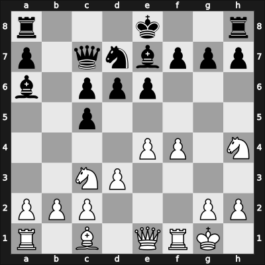 1949 Trencianske-Teplice – Round 1 – Rossolimo, Nicolas – 1/2-1/2 – Platt, Jerome – G17