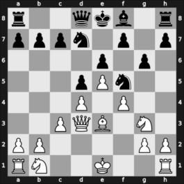 1949 Trencianske-Teplice – Round 10 – Sefc, Jan – 1/2-1/2 – Rossolimo, Nicolas – G48