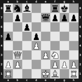 1949 URS Ch, semi final – Round 1 – Alatortsev, Vladimir N. – 1/2-1/2 – Liublinsky, Victor – G35