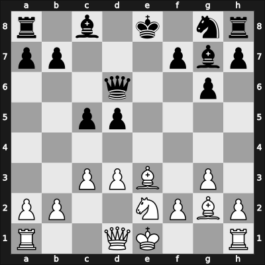 1949 URS Ch, semi final – Round 1 – Liublinsky, Victor – 1-0 – Kamishov, Mikhail P – G51
