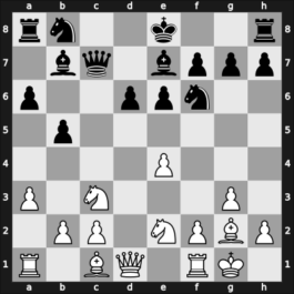 1949 URS Ch, semi final – Round 1 – Bonch-Osmolovsky, Mikhail – 0-1 – Beilin, Mikhail – G55