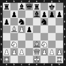 1949 URS Ch, semi final – Round 1 – Poliak, Abram – 1-0 – Khasin, Abram – G86