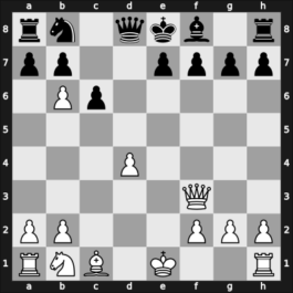 1949 URS Ch, semi final – Round 1 – Khasin, Abram – 1-0 – Cherepkov, Alexander V – G90