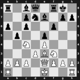 1949 URS Ch, semi final – Round 1 – Geller, Efim P – 0-1 – Novotelnov, Nikolai – G22