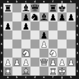1949 URS Ch, semi final – Round 1 – Nezhmetdinov, Rashid – 1/2-1/2 – Klaman, Konstantin Mikhailovich – G25