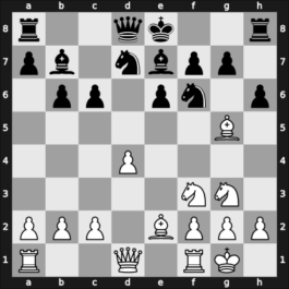 1949 URS Ch, semi final – Round 4 – Nezhmetdinov, Rashid – 0-1 – Chistiakov, Alexander – G47