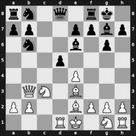 1949 URS Ch, semi final – Round 5 – Makogonov, Vladimir – 1-0 – Nezhmetdinov, Rashid – G49
