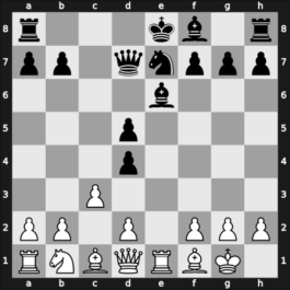 1949 URS Ch, semi final – Round 7 – Geller, Efim P – 1-0 – Klaman, Konstantin Mikhailovich – G61