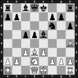 1949 URS Ch, semi final – Round 8 – Klaman, Konstantin Mikhailovich – 1-0 – Solmanis, Zigfrids – G67