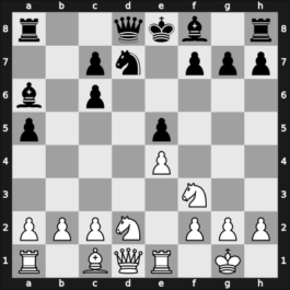 1949 URS Ch, semi final – Round 10 – Makogonov, Vladimir – 1-0 – Kholmov, Ratmir D – G81