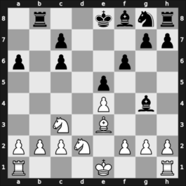 1949 URS Ch, semi final – Round 11 – Petrosian, Tigran A. – 1-0 – Nezhmetdinov, Rashid – G85