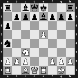 1949 URS Ch, semi final – Round 15 – Geller, Efim P – 1/2-1/2 – Vasiliev, Viktor A – G112