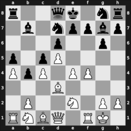 1949 URS Ch, semi final – Round 1 – Kopaev, Nikolay A – 0-1 – Duz-Khotimirsky, Fedor Ivanovich – G2