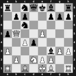 1949 URS Ch, semi final – Round 1 – Furman, Slavomir – 1-0 – Byvshev, Vasily – G3