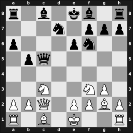 1949 URS Ch, semi final – Round 5 – Rovner, Dmitry – 1/2-1/2 – Byvshev, Vasily – G40