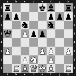 1949 URS Ch, semi final – Round 6 – Duz-Khotimirsky, Fedor Ivanovich – 0-1 – Byvshev, Vasily – G47