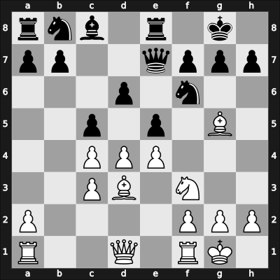 1949 URS Ch, semi final – Round 7 – Vistaneckis, Isakas – 0-1 – Chekhover, Vitaly – G53