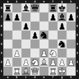 1949 URS Ch, semi final – Round 8 – Duz-Khotimirsky, Fedor Ivanovich – 0-1 – Aratovsky, Nikolay – G61