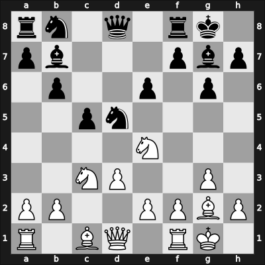 1949 URS Ch, semi final – Round 10 – Duz-Khotimirsky, Fedor Ivanovich – 0-1 – Mikenas, Vladas – G78