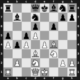 1949 URS Ch, semi final – Round 11 – Vistaneckis, Isakas – 1-0 – Duz-Khotimirsky, Fedor Ivanovich – G79
