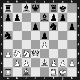 1949 URS Ch, semi final – Round 12 – Kopaev, Nikolay A – 0-1 – Simagin, Vladimir – G91