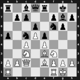 1949 URS Ch, semi final – Round 13 – Vatnikov, Josif E – 1/2-1/2 – Bannik, Anatolij – G100