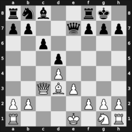 1949 URS Ch, semi final – Round 17 – Mikenas, Vladas – 1/2-1/2 – Bastrikov, Georgy – G123