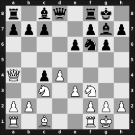 1949 US Open – Round 7 – Sandrin, Albert – 1/2-1/2 – Santasiere, Anthony – G10