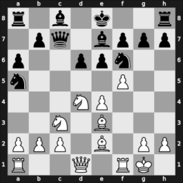 1949 Venice – Round 1 – Fletzer – 1-0 – Pachman, Ludek – G11