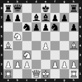 1949 Venice – Round 2 – Caldas Canal, Javier – 1-0 – Gligorić, Svetozar – G22