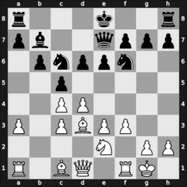 1949 Venice – Round 3 – Gligorić, Svetozar – 1/2-1/2 – Mueller, Hans – G27