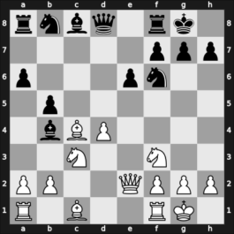 1949 Venice – Round 5 – Kottnauer, Cenek – 1/2-1/2 – Rossolimo, Nicolas – G41