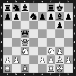 1949 Venice – Round 7 – Mueller, Hans – 1/2-1/2 – Fletzer, Gino – G58