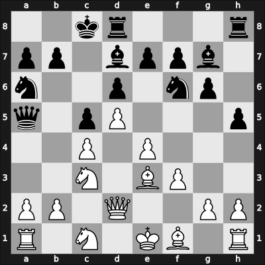 1949 YUG Ch – Round 17 – Rabar, Braslav – 1/2-1/2 – Milic, Borislav – G16