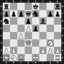 1950 Amsterdam – Round 1 – Reshevsky, Samuel – 1-0 – Tartakower, Savielly – G16