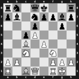 1950 Amsterdam – Round 1 – Pirc, Vasja – 1/2-1/2 – Rossolimo, Nicolas – G42