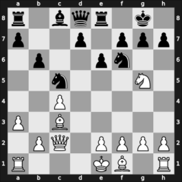 1950 Amsterdam – Round 5 – Reshevsky, Samuel – 1/2-1/2 – Euwe, Max – G66