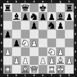 1950 Amsterdam – Round 6 – Euwe, Max – 1/2-1/2 – Gudmundsson, Gardar Vidir – G77
