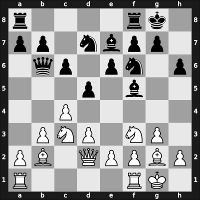1950 Amsterdam – Round 9 – Gligorić, Svetozar – 1/2-1/2 – Foltys, Jan – G96